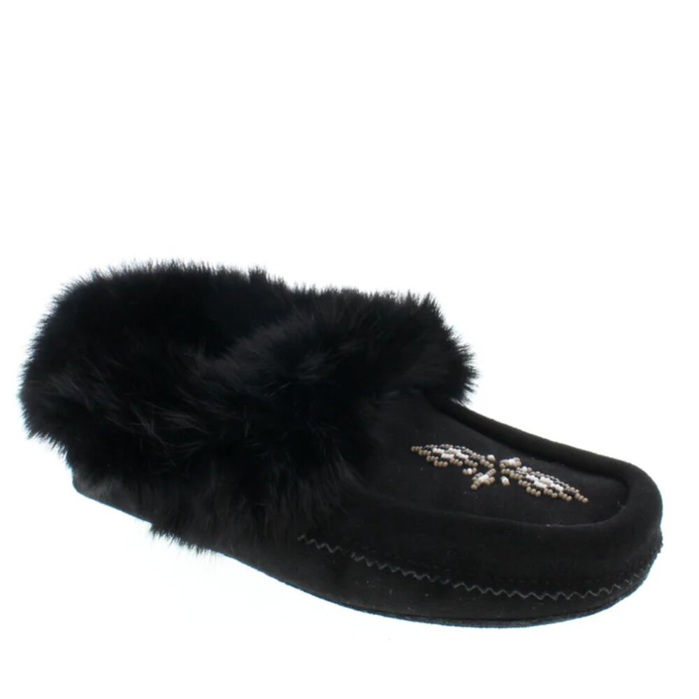 Mens Manitobah Mukluks Tipi Slipper Sundance Catalog in Black Mukluk Moccasin 11